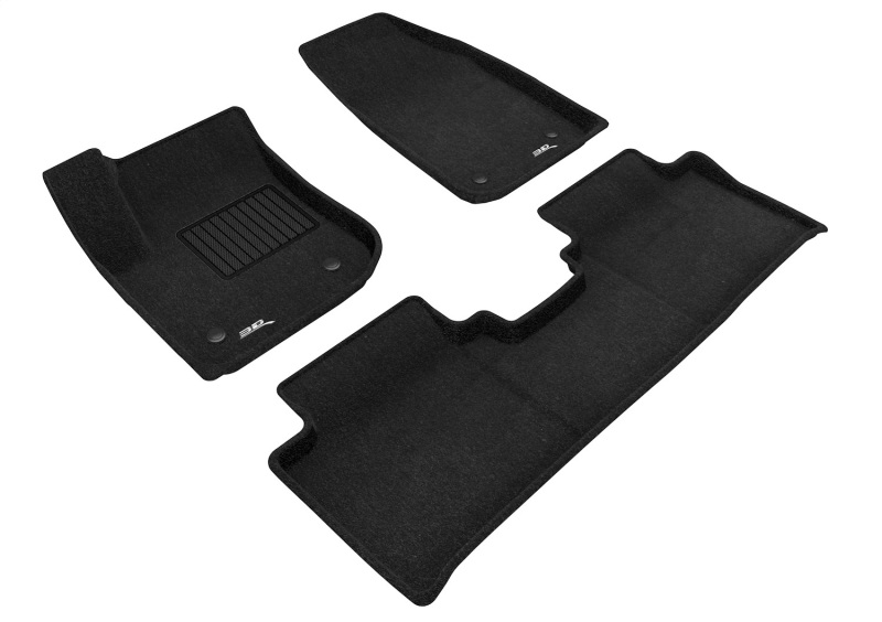 Buick Envision Floor Mat Set - Front and Rear - 3D MAXpider - Elegant Series - Black - `16-`20 Buick Envision Floor Mat Set - Front and Rear - 3D MAXpider - Elegant Series - Black - `16-`20